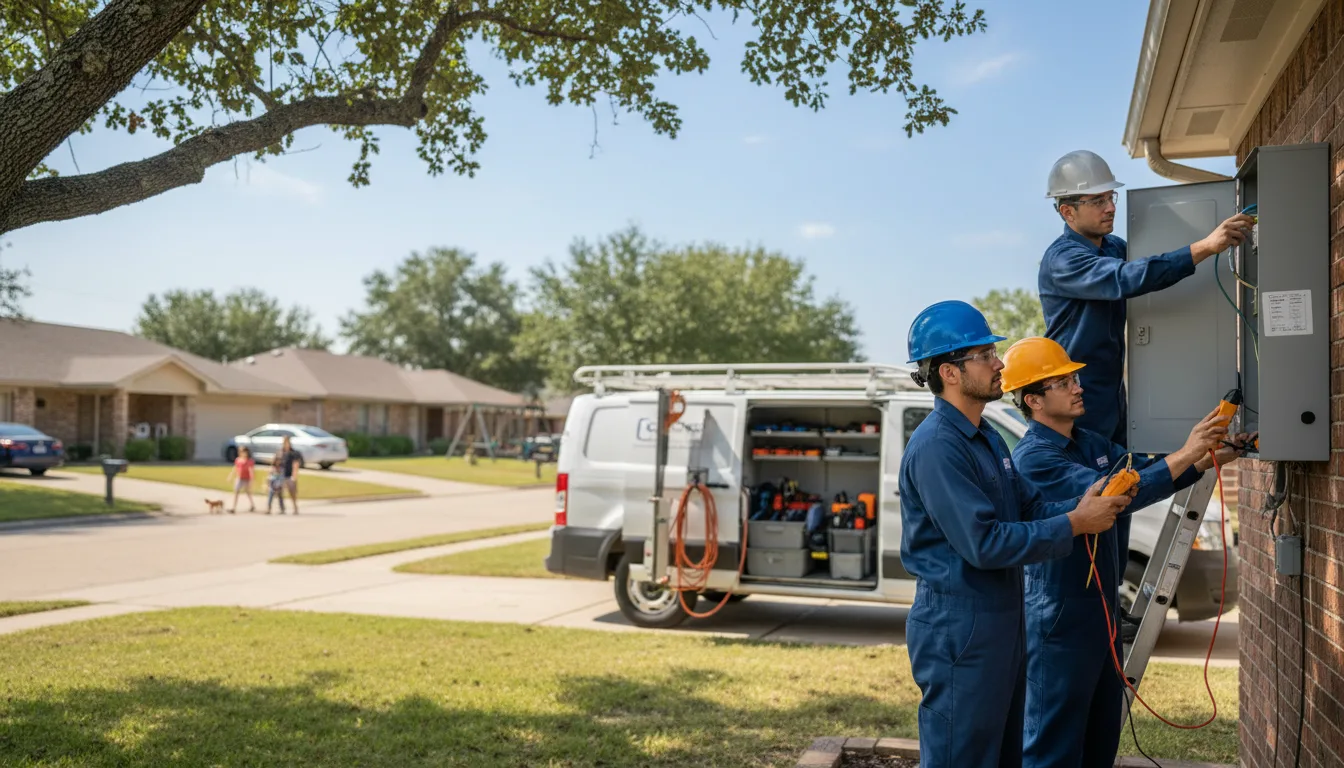 Certified electrician providing emergency electrical services in Hitchcock, SD
